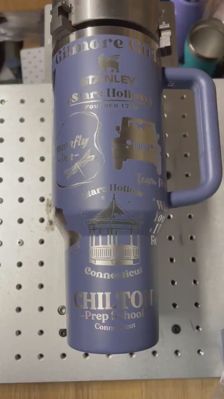 Custom Engraved Stanley Quencher 40oz Cup